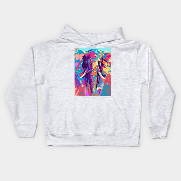 Elephant Lover Kids Hoodie by mailsoncello